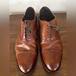 To Boot New York Brandon Cap Toe Oxford Men’s Size 8 Brown Leather 12981